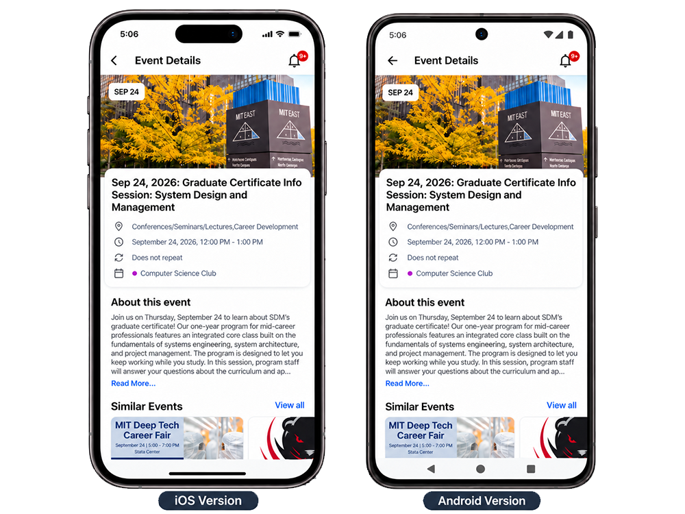  Native iOS and Android App